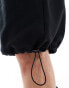 ASOS DESIGN oversized fit shorts in black