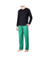ფოტო #1 პროდუქტის Men's Knit Long Sleeve Pajama Set