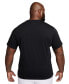 ფოტო #2 პროდუქტის Men's Relaxed Fit Short Sleeve Graphic Tennis T-Shirt