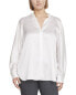 Vince Plus Band Collar Silk Blouse Women's 2X