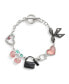 Фото #1 товара Faux Stone Signature Bowtique Charm Bracelet