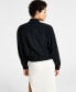 Фото #2 товара Petite Snap-Front Long-Sleeve Bomber Jacket, Created for Macy's