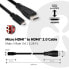 Фото #3 товара Кабель высокоскоростная передача данных Club 3D Micro HDMI™ to HDMI™ 2.0 4K60Hz 1M / 3.28Ft HDMI Type D (Micro) - HDMI Type A (Standard) 3D 18 Gbit/s черный