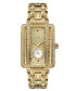 ფოტო #1 პროდუქტის Women's Mink Platinum Series 18k Gold-plated Stainless Steel Watch, 28mm