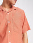 Weekday chill short sleeve shirt in rust