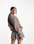 Фото #8 товара Cotton:On essential sweatshirt in mocha overdye