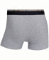 Фото #4 товара Men's Cotton Blend Trunks, Pack of 3