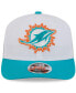 Фото #4 товара Men's White/Aqua Miami Dolphins 2024 NFL Training Camp 9SEVENTY Trucker Hat