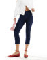 Mango denim capri trousers in blue