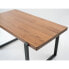 Фото #3 товара Furnish Home Store Berlin 39" Solid Wood Rustic Coffee Cocktail Table For Living Rooms With Shelf
