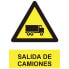 NORMALUZ Salida De Camiones Sign 30x40 cm