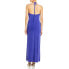 Fore Halter Maxi Dress Royal Blue XS