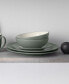 Фото #8 товара Colorwave Rim 16-Pc. Dinnerware Set, Service for 4