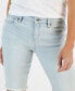 Фото #3 товара Petite Raw-Edge Denim Bermuda Shorts, Created for Macy's