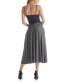 Фото #2 товара Women's Pleated Pocket Midi Skirt