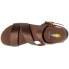 Volatile Biloxi Wedge Womens Brown Casual Sandals PV118-221