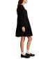 Фото #3 товара Women's Cotton Embroidered Tiered Long-Sleeve Mini Dress