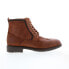 English Laundry Gregor EL2532B Mens Brown Leather Lace Up Casual Dress Boots