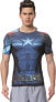 Фото #6 товара Cody Lundin Men's Compression Armour America Hero Logo Fitness Running Sport Short Sleeve