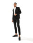 Фото #2 товара ONLY & SONS slim fit suit trouser in black