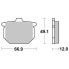 Фото #2 товара SBS P508-HF Brake Pads