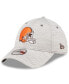 Фото #1 товара Men's Gray Cleveland Browns 2022 NFL Training Camp Official Coach 39Thirty Flex Hat