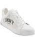 Фото #1 товара Women's Abeni Arch Raffia Logo Low-Top Sneakers