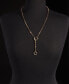 Фото #2 товара On 34th gold-Tone Loop & Box Chain 25" Lariat Necklace, Created for Macy's