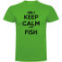 KRUSKIS Keep Calm And Fish short sleeve T-shirt