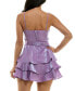 ფოტო #2 პროდუქტის Juniors' Tiered Ruffled Fit & Flare Dress