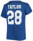 ფოტო #2 პროდუქტის Women's Plus Size Jonathan Taylor Royal Indianapolis Colts Name Number V-Neck T-shirt