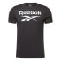 Футболка с коротким рукавом мужская Reebok BIG LOGO TEE HD4222 Чёрный