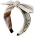 Фото #1 товара Haarreif Turban Creme mit Stickerei