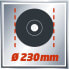Фото #8 товара Einhell TE-AG 230 - Black,Red,Silver - 23 cm - 6500 RPM - M14 - 103.4 dB - 92.4 dB