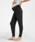 ფოტო #3 პროდუქტის Women's Ultra-Soft Black Maternity and Nursing Loungewear Set