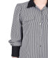 ფოტო #4 პროდუქტის Women's Long Sleeve Colorblocked Blouse