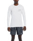 Men's Swoosh At Sea Printed Long-Sleeve Hydroguard Rash Guard