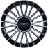 Фото #2 товара Литой колесный диск 1000 Miglia MM1022 черный полированный 8x19 ET45 - LK5/108 ML73.1