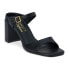 Фото #2 товара COCONUTS by Matisse Donnie Block Heels Ankle Strap Womens Black Dress Sandals D