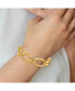 Фото #3 товара 18k Yellow Gold Oval Link Chain Bracelet