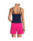 ფოტო #2 პროდუქტის Women's D-Cup Chlorine Resistant Square Neck Tankini Swimsuit Top