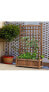 Фото #2 товара Solid Free Standing Wood Planter Box with Trellis for Garden