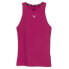 Puma High Crew Neck Athletic Tank Top Womens Pink Casual Athletic 52432924