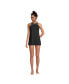 Фото #3 товара Пляжное платье Lands' End для женщин DDD-Cup High Neck Swim Dress