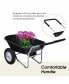 Фото #7 товара 2 Tire Wheelbarrow Cart Heavy-duty Dolly Utility Cart