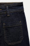 ZW COLLECTION MARINE STRAIGHT-LEG HIGH-WAIST JEANS WITH POCKETS