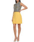Women's Button-Front A-Line Skirt