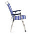 Фото #3 товара SOLENNY Fixed Folding Chair Aluminium 90x58x58 cm