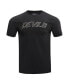 Фото #2 товара Men's Black New Jersey Devils Wordmark T-shirt