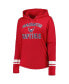 ფოტო #3 პროდუქტის Women's Red Washington Capitals Colorblock Plus Size Pullover Hoodie Jacket